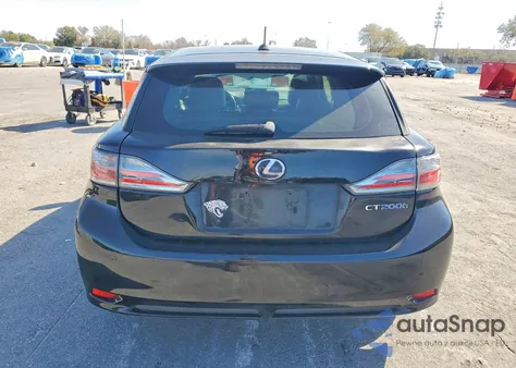 2012 Lexus Ct 200 из США, поврежденный, VIN JTHKD5BH2C2054730
